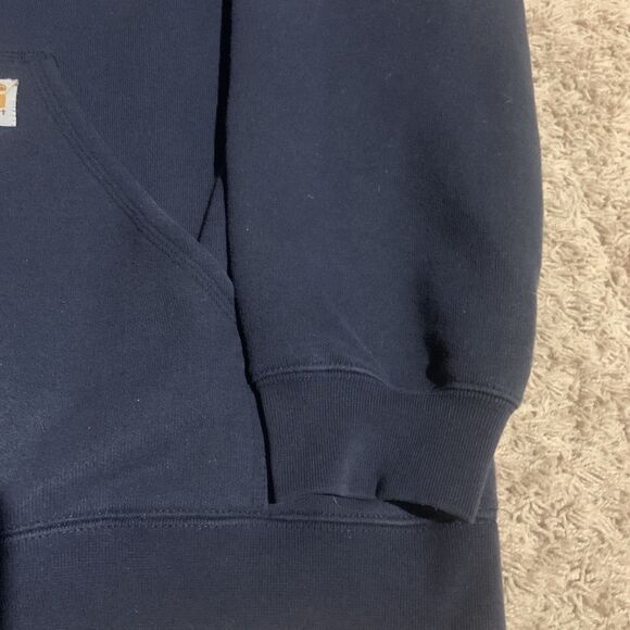 Carhartt Men's Tall Loose Fit Midweight Pullover Hoodie LB3 New Navy Size 2XLT - Picture 6 of 10